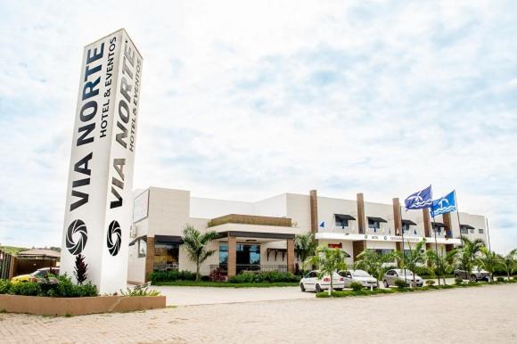 Via Norte Hotel & Eventos 马卡埃 外观 照片